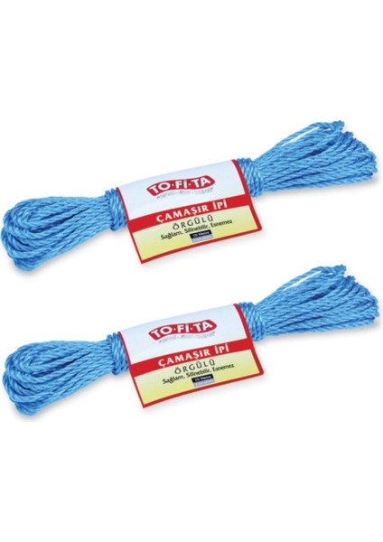 Çamaşır Ipi 2X10 Metre Örgülü