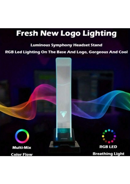 Rgb Oyuncu Kulaklığı Standı + Telefon Standı LED Işık Kulaklık ve Telefon Tutucu fırsatları