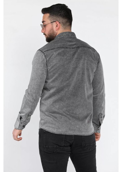Erkek Uzun Kol Çıtçıtlı Gömlek P-00015951 modelleri