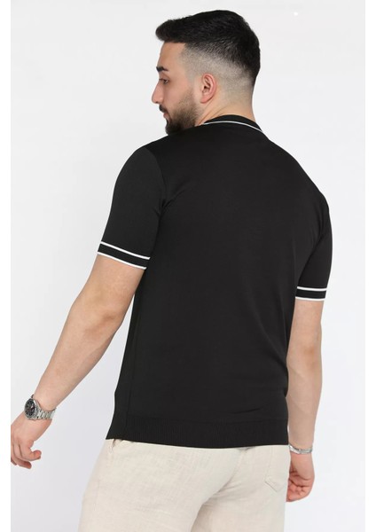 Bisiklet Yaka Erkek Triko Tişört P-00015864 modelleri