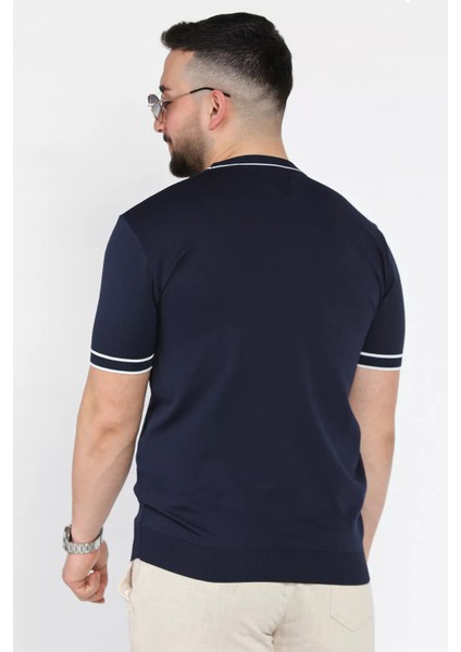 Bisiklet Yaka Erkek Triko Tişört P-00015864 modelleri