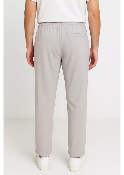 Erkek Duble Paça Kendinden Desenli Bel Bağlamalı Pantolon P-00015934 fiyatları