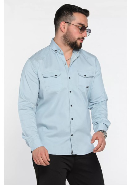 Erkek Cepli Çıtçıtlı Uzun Kol Gömlek P-00015949 fiyatları