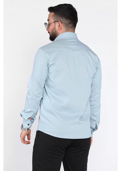 Erkek Cepli Çıtçıtlı Uzun Kol Gömlek P-00015949 modelleri