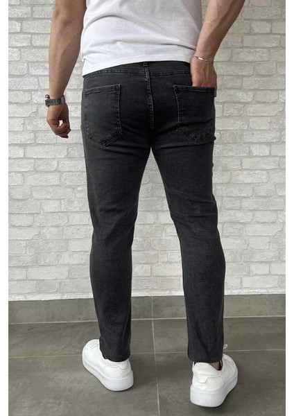 Fermuarlı Erkek Slim Fit Jean Kot Pantolon P-00015857 fırsatları