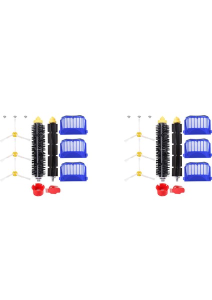 600 Serisi 606 610 620 630 650 660 675 Elektrikli Süpürge Aksesuarları Için 2x Silindir Yan Fırça Filtre Tekerleği (Yurt Dışından)