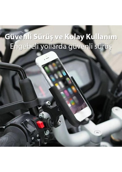 Alüminyum Alaşım Bisiklet Motorsiklet Gidon Telefon Tutucu fırsatları