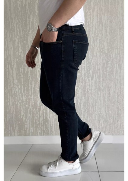 Fermuarlı Erkek Slim Fit Jean Kot Pantolon P-00015857 fiyatları