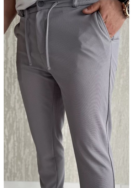 Bel Bağcıklı Fermuarlı Erkek Jogger Pantolon P-00015855 fırsatları