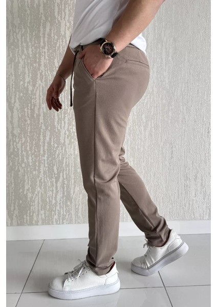 Bel Bağcıklı Fermuarlı Erkek Jogger Pantolon P-00015855 fiyatları