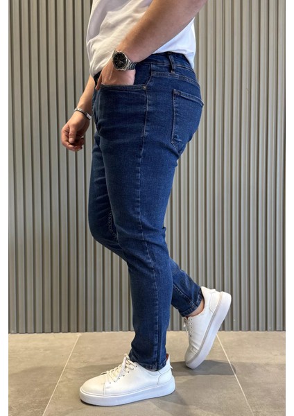 Fermuarlı Erkek Slim Fit Jean Kot Pantolon P-00015857 fiyatları