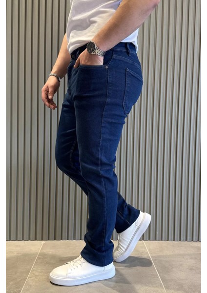 Erkek Fermuarlı Likralı Jean Kot Pantolon P-00015853 fiyatları