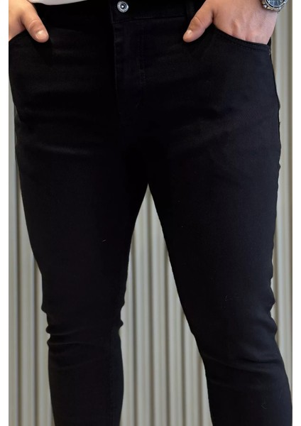Fermuarlı Erkek Slim Fit Jean Kot Pantolon P-00015857 fırsatları