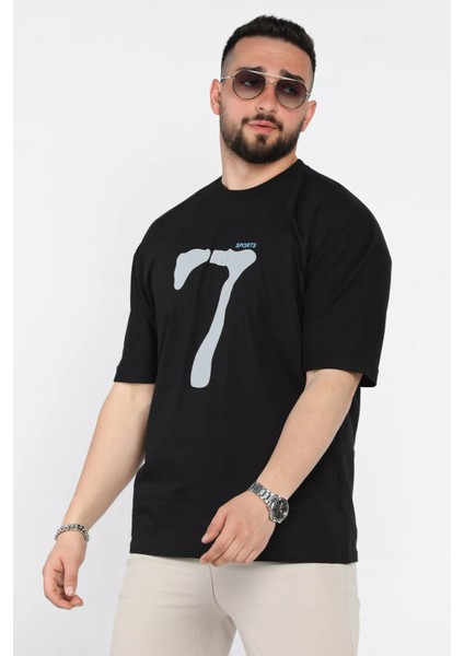 Kol Katlamalı Baskılı Erkek Tişört P-00015979 fiyatları