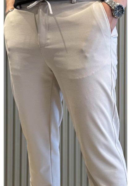 Bel Bağcıklı Fermuarlı Erkek Jogger Pantolon P-00015855 fırsatları