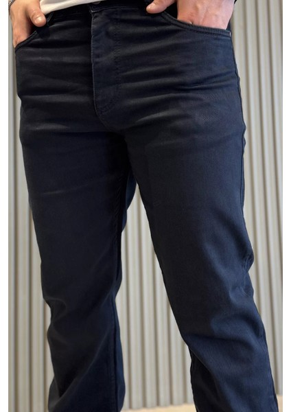 Erkek Fermuarlı Likralı Jean Kot Pantolon P-00015853 fırsatları