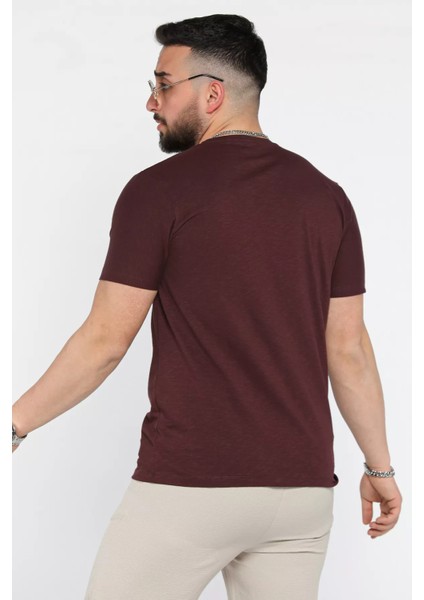 Baskılı Bisiklet Yaka Erkek Tişört P-00015986 modelleri