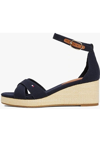 Flag Crıss-Cros Mıd Wedge Espad