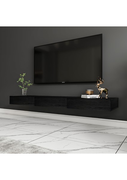 Avalon 3 Kapaklı Duvara Monte Tv Sehpası – 140 cm , Modern Minimal Tasarım, 4 Renk Seçeneği ile Şık ve Fonksiyonel Tv Ünitesi fırsatları