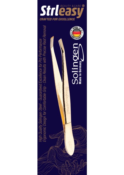 6254 Solıngen Gold Çelik Cımbız- Ince Uç