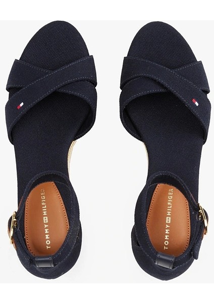 Flag Crıss-Cros Mıd Wedge Espad