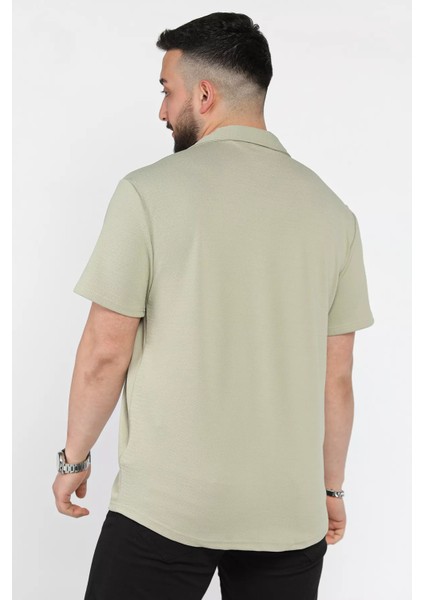 Apaş Yaka Erkek Kısa Kol Gömlek P-00015991 modelleri