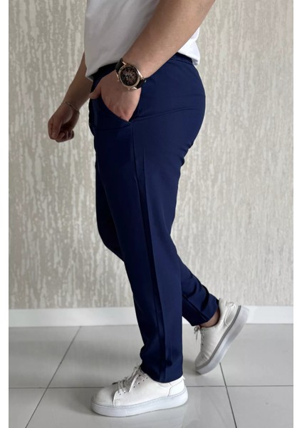 Erkek Duble Paça Bel Bağlamalı Kumaş Pantolon P-00015846 fiyatları