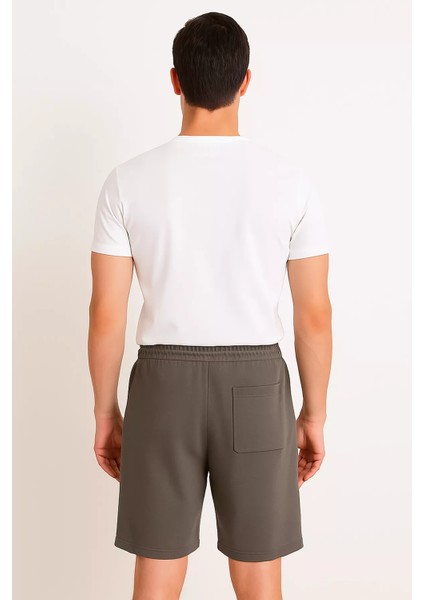 Bel Bağcıklı Nakışlı Erkek Şort P-00015999 fiyatları