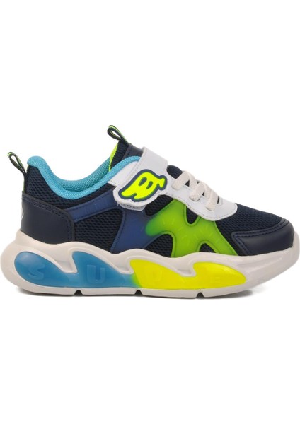 Lacivert Cırtlı Hafif Unisex Çocuk Spor Ayakkabı 1884 P modelleri