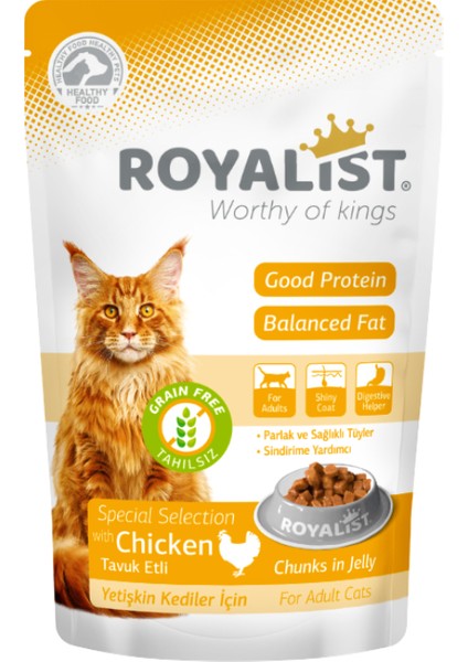 Tavuklu Kedi Yaş Maması 85 gr x 12 Adet