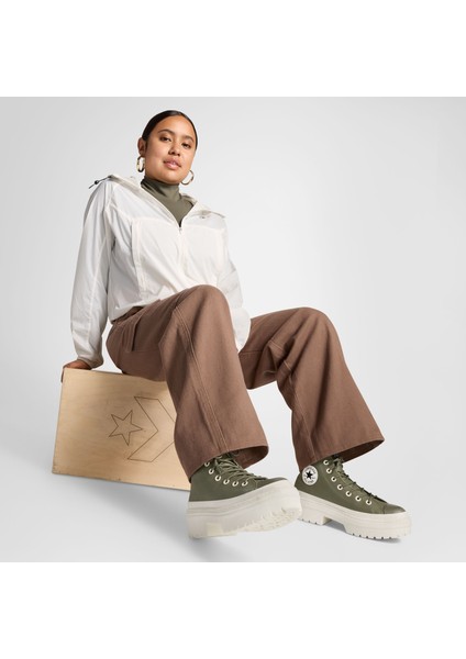 Chuck Taylor All Star Lugged Heel Kadın Yeşil Deri Platform Bot.306 indirimleri