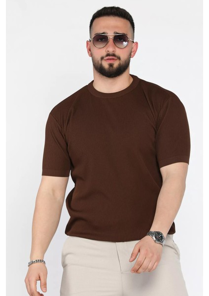 Erkek Bisiklet Yaka Fitilli Tişört P-00016109 fiyatları