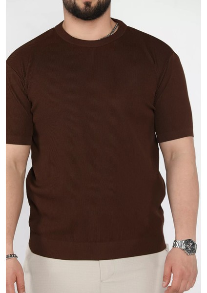 Erkek Bisiklet Yaka Fitilli Tişört P-00016109 fırsatları