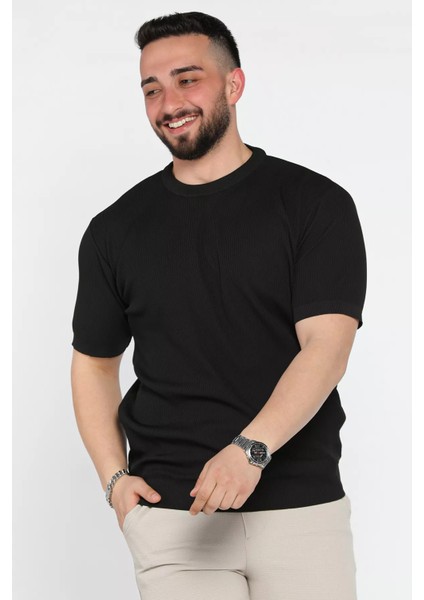 Erkek Bisiklet Yaka Fitilli Tişört P-00016109 fiyatları