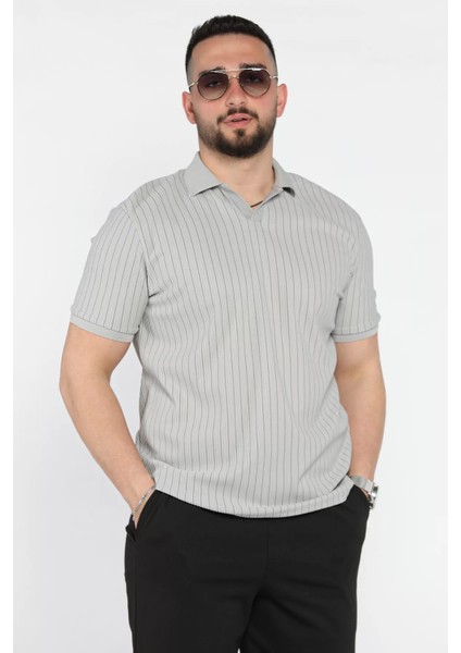 Polo Yaka Jakarlı Erkek Tişört P-00015844 fiyatları