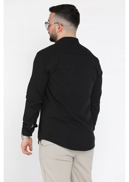 Tek Cepli Uzun Kol Erkek Gömlek P-00015839 modelleri