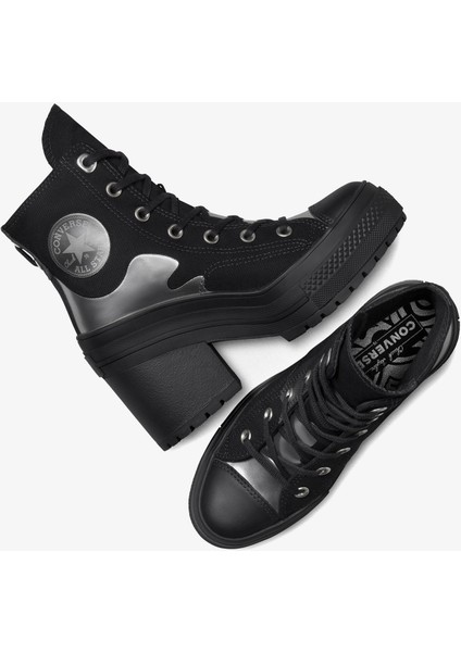 Chuck 70 De Luxe Heel Unisex Siyah Platform Sneaker.068 fırsatları