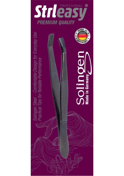 6216 Solıngen Siyah Çelik Cımbız - Ince Uç