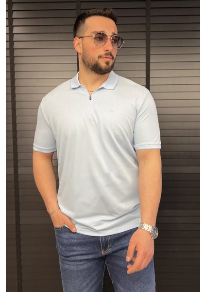 Yarım Fermuarlı Polo Yaka Erkek Tişört P-00015838 fiyatları