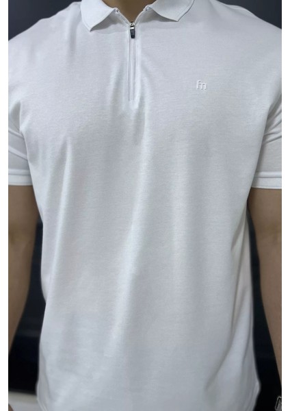 Yarım Fermuarlı Polo Yaka Erkek Tişört P-00015838 modelleri