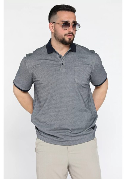 Erkek Polo Yaka Tek Cepli Desenli Tişört P-00015832 fiyatları