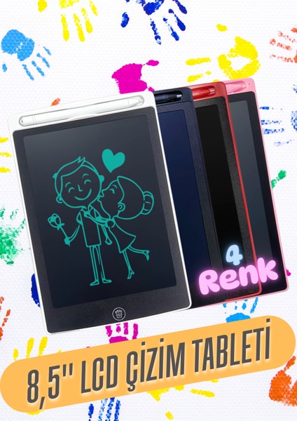 8,5" Kalemli LCD Çizim Tableti (23X15CM)