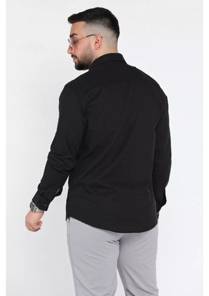 Tek Cepli Çıtçıtlı Erkek Uzun Kol Gömlek P-00015571 modelleri