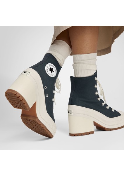Chuck 70 De Luxe Heel Unisex Lacivert Platform Sneaker.002 indirimleri