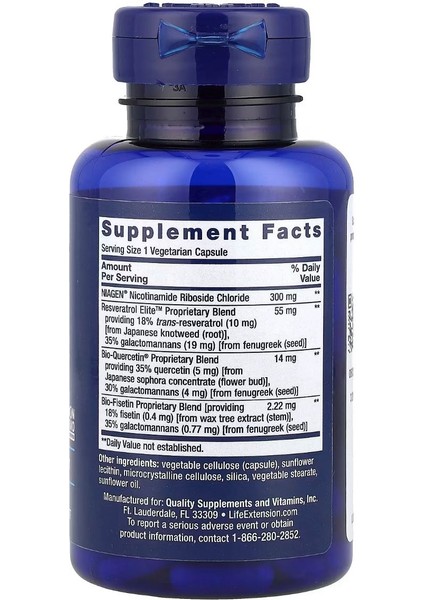 Nad+ Cell Regenerator And Resveratrol Elite 30 Vegetarian Capsules VR88 fiyatları