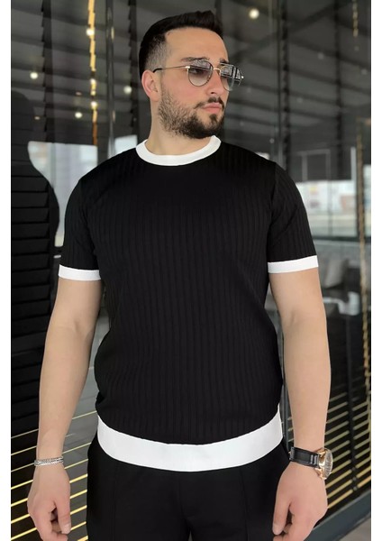 Bisiklet Yaka Erkek Tişört P-00015580