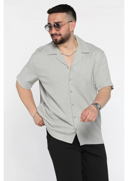 Apaş Yaka Kısa Kol Erkek Gömlek P-00015577 fiyatları