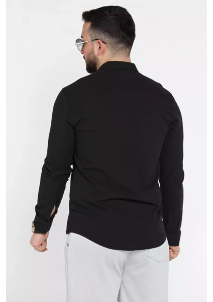 Erkek Cepsiz Uzun Kol Gömlek P-00015566 modelleri