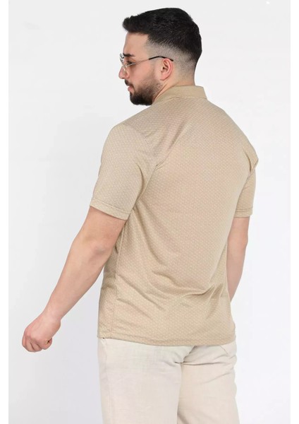 Erkek Tek Cepli Polo Yaka Desenli Tişört P-00015572 modelleri