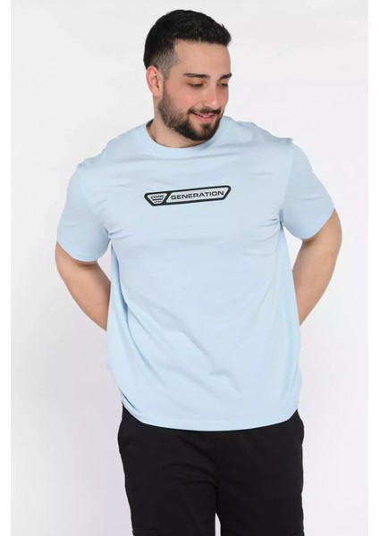 Erkek Ön Baskılı Bisiklet Yaka Tişört P-00015560 fiyatları